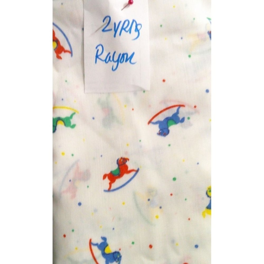Rayon Fabric * 2 Yards * Sewing * Quilting * Blankets *